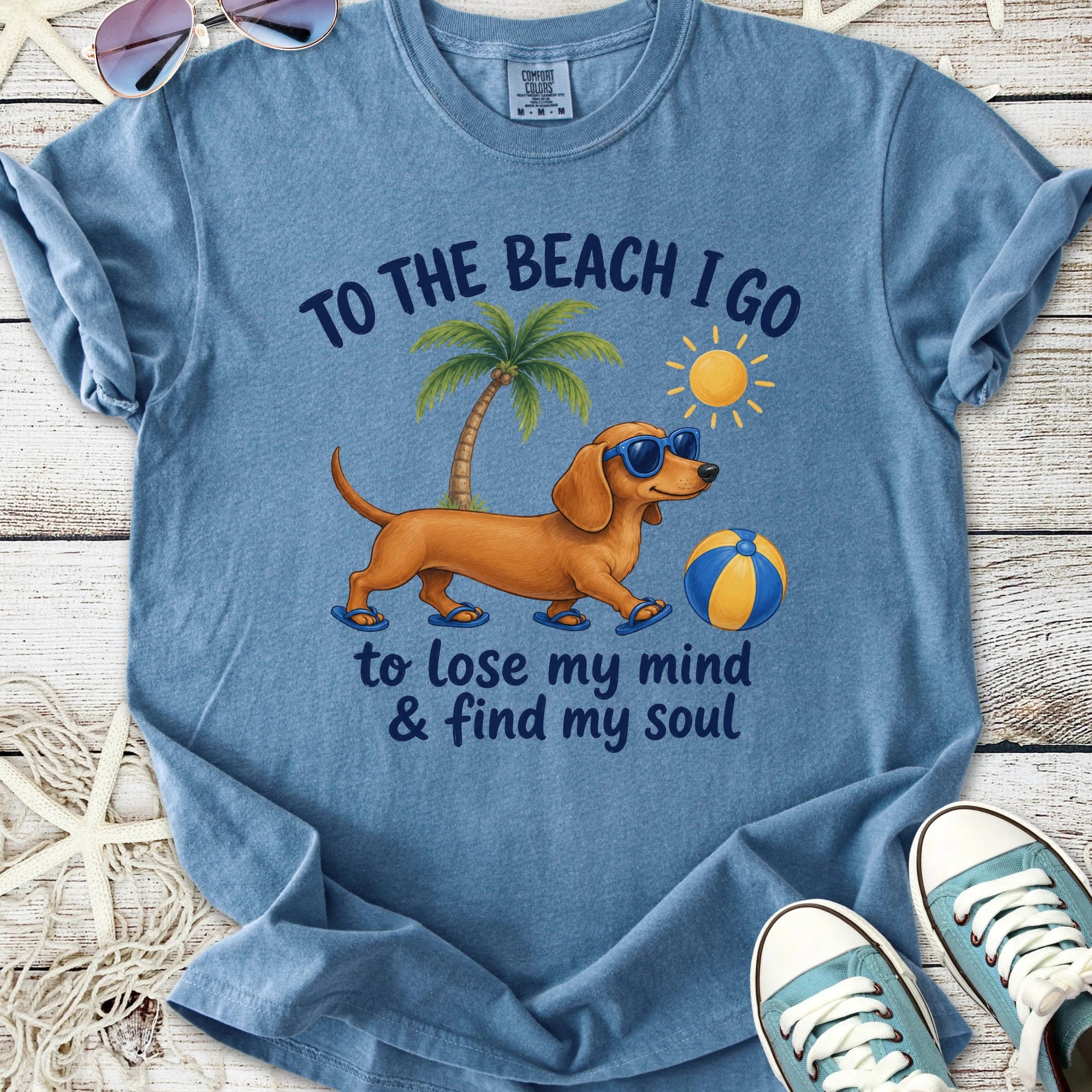 To The Beach I Go T-Shirt